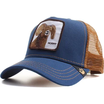 cappellino-trucker-blu-marino-capra-big-horn-di-goorin-bros