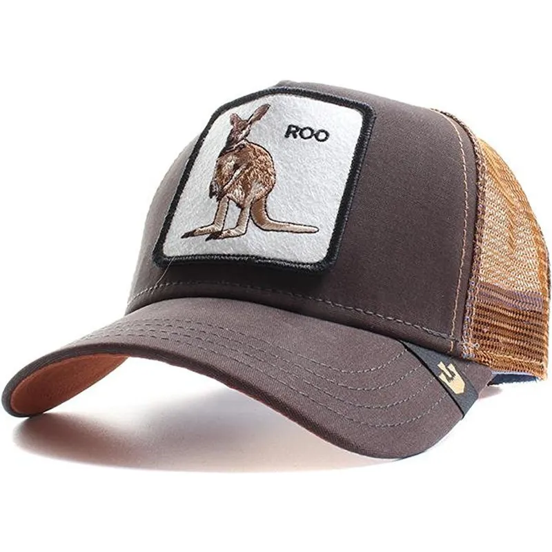 gorra-trucker-marrone-canguro-roo-di-goorin-bros