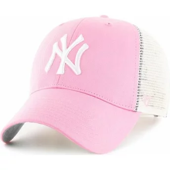 cappellino-trucker-rosa-di-new-york-yankees-mlb-di-47-brand