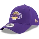 wyginieta-czapka-purpurowa-z-regulacja-9forty-the-league-los-angeles-lakers-nba-new-era