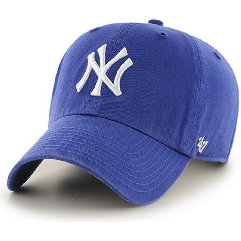 47-brand-curved-brim-kinder-new-york-yankees-mlb-clean-up-kinder-cap-blau
