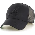 cappellino-trucker-nero-con-logo-nero-degli-atlanta-braves-mlb-mvp-branson-di-47-brand
