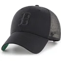cappellino-trucker-nero-con-logo-nero-dei-boston-red-sox-mlb-mvp-branson-di-47-brand