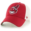 mutzen-gebogen-rot-snapback-der-cleveland-indians-mlb-von-47-brand