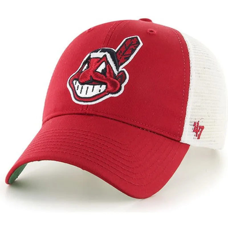 mutzen-gebogen-rot-snapback-der-cleveland-indians-mlb-von-47-brand mutzen-gebogen-rot-snapback-der-cleveland-indians-mlb-von-47-brand
