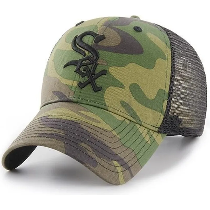 cappelli-curva-mimetizzazione-snapback-negro-dei-chicago-white-sox-mlb-di-47-brand cappelli-curva-mimetizzazione-snapback-negro-dei-chicago-white-sox-mlb-di-47-brand