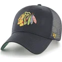 cappellino-trucker-nero-dei-chicago-blackhawks-nhl-mvp-branson-di-47-brand