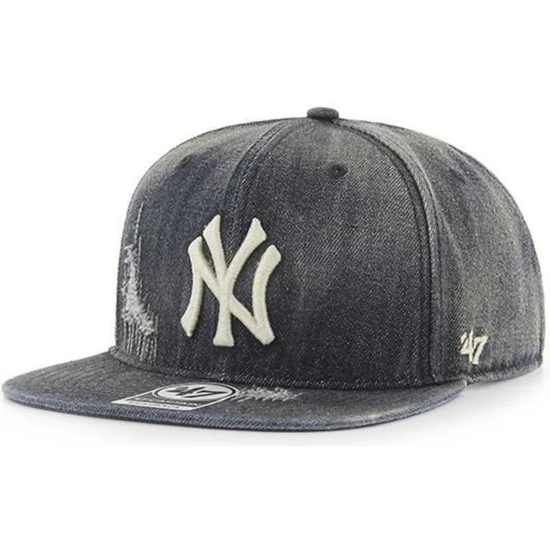 cappelli-piatta-nero-snapback-vaquero-dei-new-york-yankees-mlb-di-47-brand