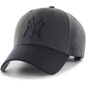 mutzen-gebogen-schwarz-verstellbares-band-der-new-york-yankees-mlb-von-47-brand
