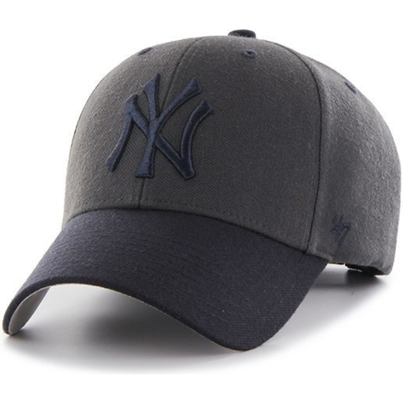 47-brand-curved-brim-new-york-yankees-mlb-mvp-audible-2-tone-cap-schwarz