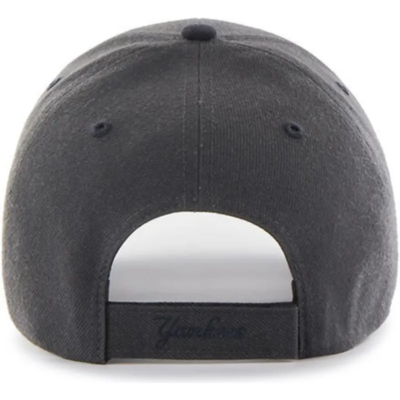 cappelli-curva-nero-cinghia-regolabile-dei-new-york-yankees-mlb-di-47-brand