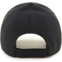 47-brand-curved-brim-silber-logo-new-york-yankees-mlb-mvp-metallic-cap-schwarz