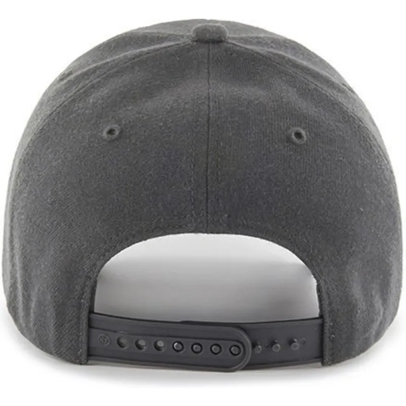 cappellino-curvo-grigio-scuro-snapback-di-new-york-yankees-mlb-mvp-di-47-brand