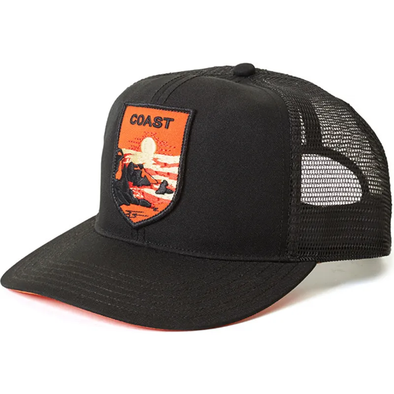 gorra-trucker-nera-coast-out-di-goorin-bros