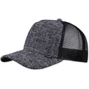 gorra-trucker-nera-melange-colored-linen-di-djinns