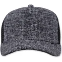 gorra-trucker-nera-melange-colored-linen-di-djinns