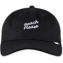 cappellino-curvo-nero-regolabile-texting-beach-please-di-djinns