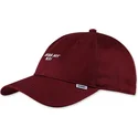 cappellino-rosso-regolabile-con-visiera-curva-texting-never-not-busy-di-djinns