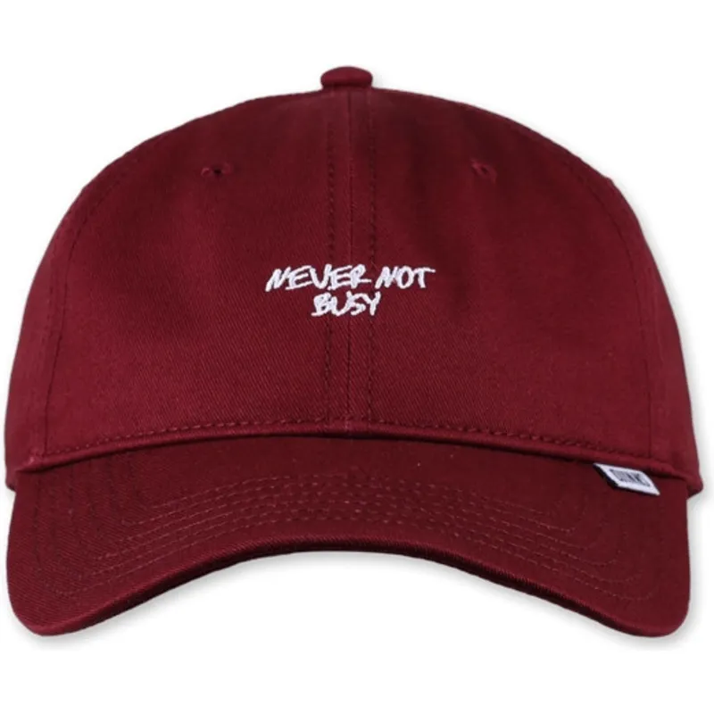 cappelli-curva-rosso-cinghia-regolabile-di-djinns