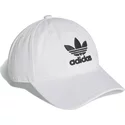 cappellino-visiera-curva-bianco-regolabile-trefoil-classic-di-adidas