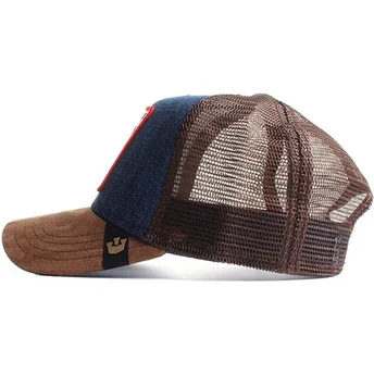 gorra-trucker-marrone-e-denim-gallo-big-strut-di-goorin-bros