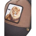 cappellino-trucker-marrone-leone-king-di-goorin-bros