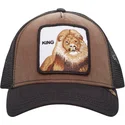 cappellino-trucker-marrone-leone-king-di-goorin-bros
