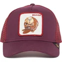 cappellino-trucker-granata-castoro-two-beavers-di-goorin-bros