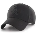 cappellino-curvo-nero-snapback-con-logo-nero-dei-chicago-white-sox-mlb-mvp-di-47-brand