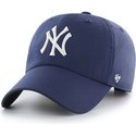 47-brand-curved-brim-new-york-yankees-mlb-clean-up-repetition-cap-marineblau