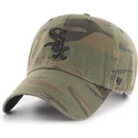 cappelli-curva-mimetizzazione-cinghia-regolabile-negro-dei-chicago-white-sox-mlb-di-47-brand