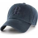 casquette-courbee-bleue-marine-avec-logo-bleu-marine-boston-red-sox-mlb-clean-up-47-brand