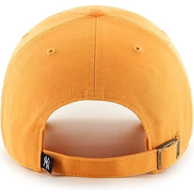 cappelli-curva-giallo-cinghia-regolabile-dei-new-york-yankees-mlb-di-47-brand