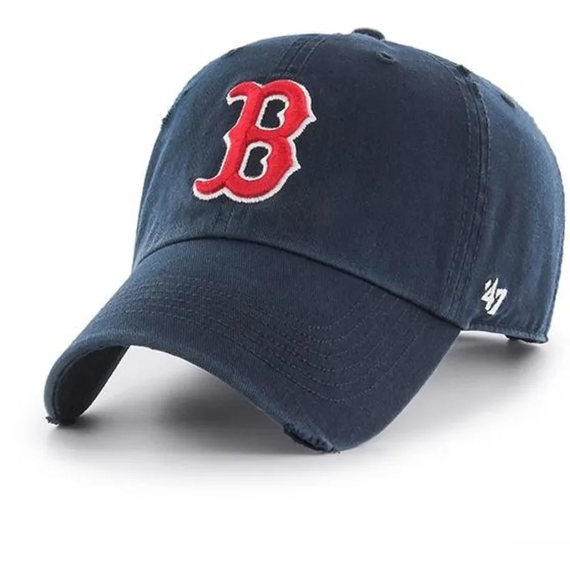 cappellino-curvo-blu-navy-boston-red-sox-ridge-mlb-clean-up-ridge-di-47-brand