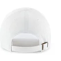 cappellino-curvo-bianco-con-logo-bianco-dei-los-angeles-dodgers-mlb-clean-up-di-47-brand