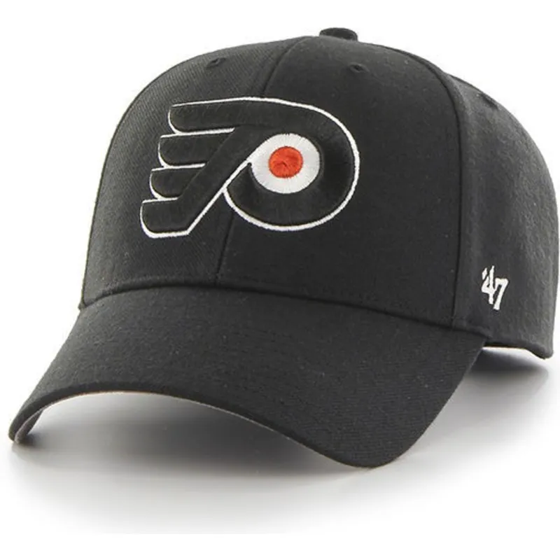 cappelli-curva-nero-cinghia-regolabile-dei-philadelphia-flyers-mlb-di-47-brand cappelli-curva-nero-cinghia-regolabile-dei-philadelphia-flyers-mlb-di-47-brand