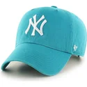 cappellino-curva-blu-nettuno-snapback-dei-new-york-yankees-mlb-clean-up-di-47-brand