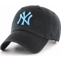 cappellino-curvo-nero-con-logo-blu-dei-new-york-yankees-mlb-clean-up-di-47-brand