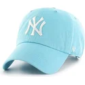 cappellino-curvo-blu-caraibi-di-new-york-yankees-mlb-clean-up-di-47-brand