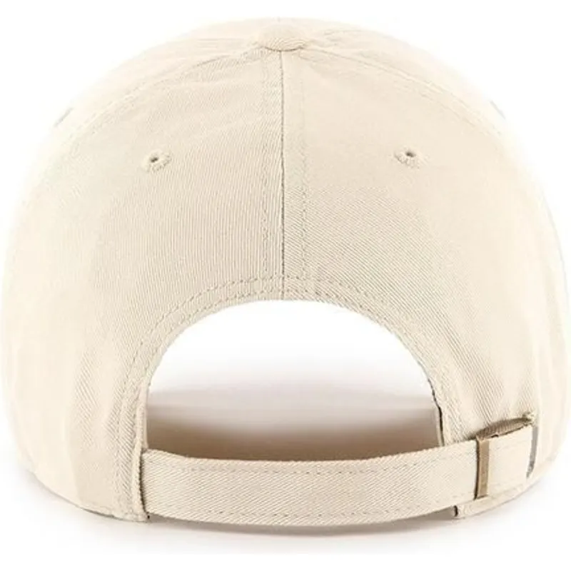 47-brand-curved-brim-cream-logo-new-york-yankees-mlb-clean-up-cream-cap
