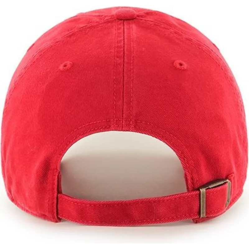 cappelli-curva-rosso-cinghia-regolabile-dei-new-york-yankees-mlb-di-47-brand