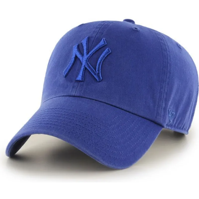 mutzen-gebogen-blau-verstellbares-band-brillante-der-new-york-yankees-mlb-von-47-brand mutzen-gebogen-blau-verstellbares-band-brillante-der-new-york-yankees-mlb-von-47-brand