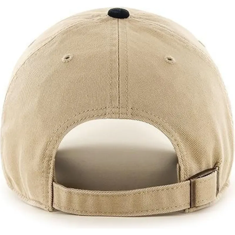 cappelli-curva-beige-cinghia-regolabile-dei-new-york-yankees-mlb-di-47-brand