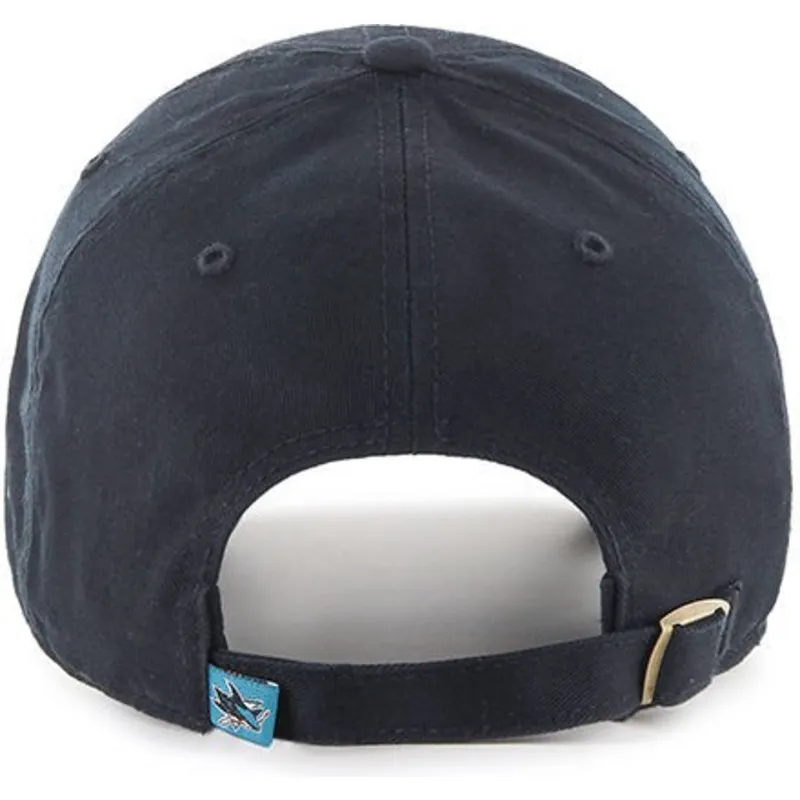 czarna-zakrzywiona-czapka-san-jose-sharks-nhl-clean-up-od-47-brand