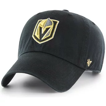 Casquette courbée noire Vegas Golden Knights NHL Clean Up 47 Brand