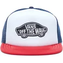 cappellino-trucker-bianco-blu-e-rosso-classic-patch-di-vans