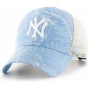 casquette-trucker-bleue-claire-new-york-yankees-mlb-mvp-palma-47-brand