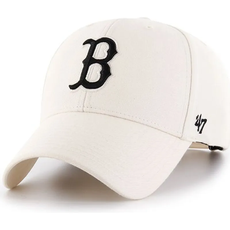 mutzen-gebogen-creme-snapback-der-boston-red-sox-mlb-von-47-brand