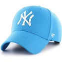 cappellino-curvo-azzurro-glaciale-snapback-dei-new-york-yankees-mlb-mvp-di-47-brand