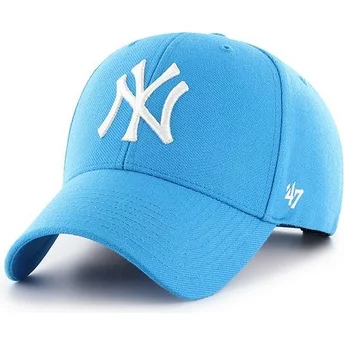 Cappellino visiera curva blu ghiaccio snapback di New York Yankees MLB MVP di 47 Brand